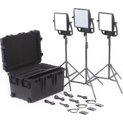 Picture of Litepanels Astra  Soft + Astra 6X Traveler Trio   Gold Mount Kit
