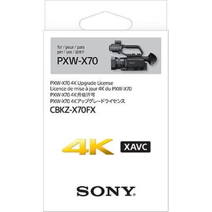 Picture of Sony firmware 4K upgrade for PXW-X70