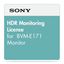 Picture of Sony HDR Monitoring License for  BVM-E171