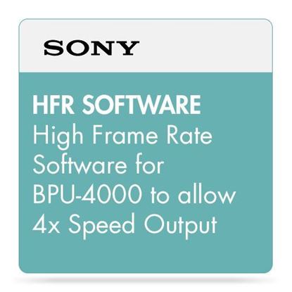 Picture of Sony HFR SOFTWARE