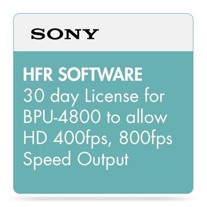 Picture of Sony HFR SOFTWARE