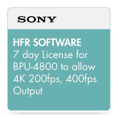 Picture of Sony HFR SOFTWARE