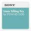 Picture of Sony Linear Editing Key for PDW-HD1500