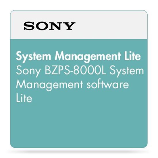 Picture of Sony MVS series system manager S/ware (lite)
