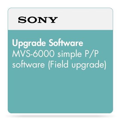 Picture of Sony MVS-6000 simple P/P S/ware