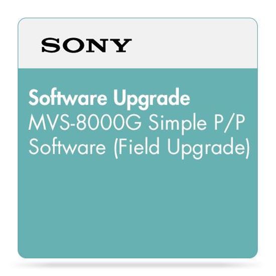 Picture of Sony MVS-8000G simple P/P S/ware