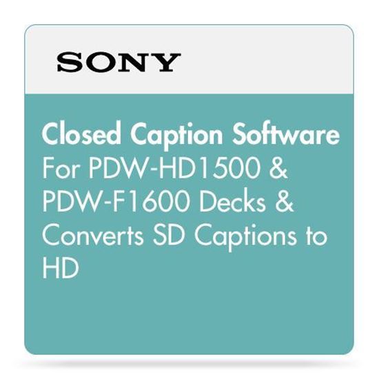 Picture of Sony PDBZ-UPG02 Closed Caption Software