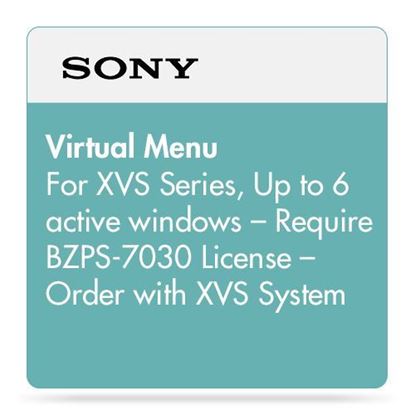 Picture of Sony VIRTUAL MENU BASE ADDITIONAL SOFTWARE