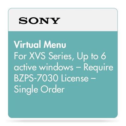 Picture of Sony VIRTUAL MENU BASE ADDITIONAL SOFTWARE