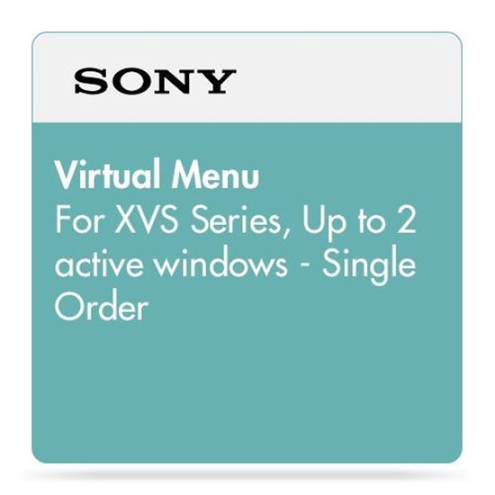 Picture of Sony VIRTUAL MENU BASE SOFTWARE