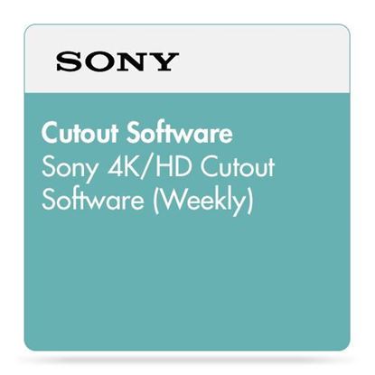Picture of Sony 4K/HD Cutout Software (Weekly)